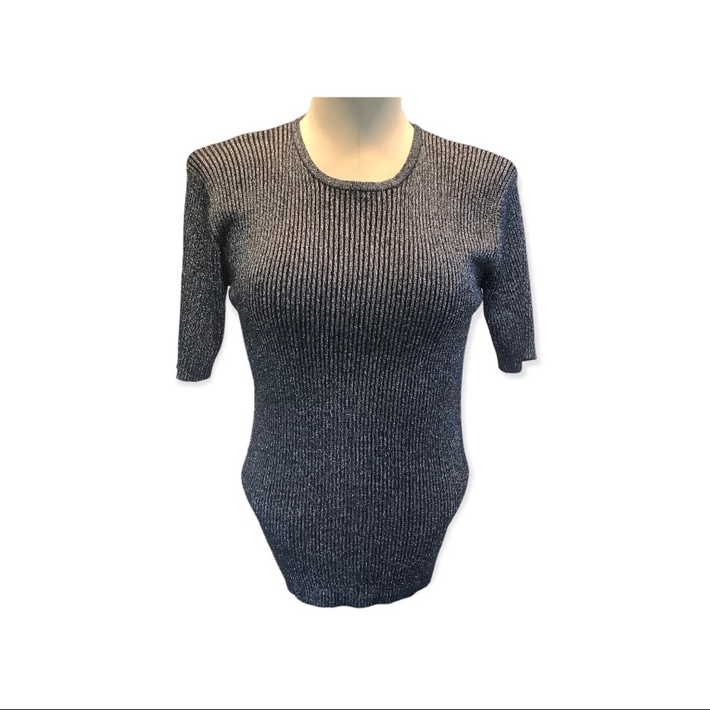 Country Shop Silk Ribbed Top - Picture 2 of 10